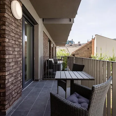 Apartmán Sleek With Balcony And Parking Budapešť